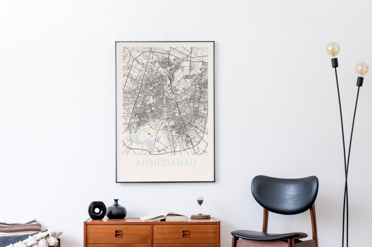 Ahmedabad Map Posters